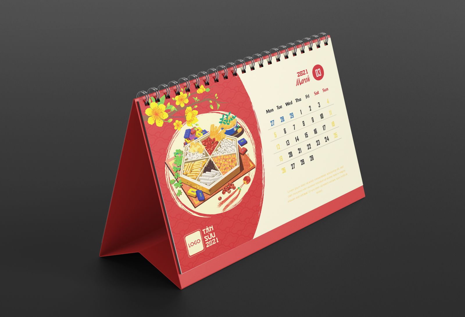 Thiết kế lịch tết - GAMate Agency